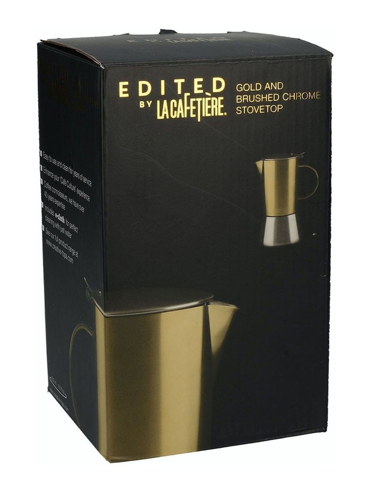 La Cafetiere Cafetiere Stainless Steel 4 Cup Stovetop - Bild 3 von 3