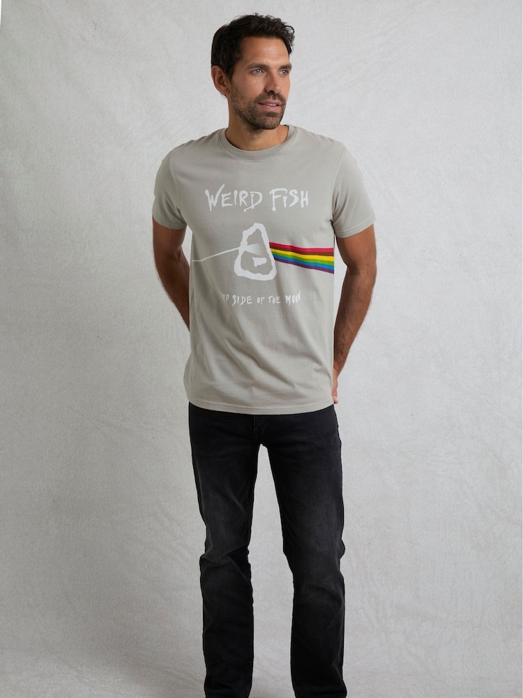 Weird Fish Grey Carp Side Artist 100% Cotton T-Shirt - Image 1 of 6 Weird Fish Grey Carp Side Artist 100% Cotton T-Shirt - Image 1 of 6