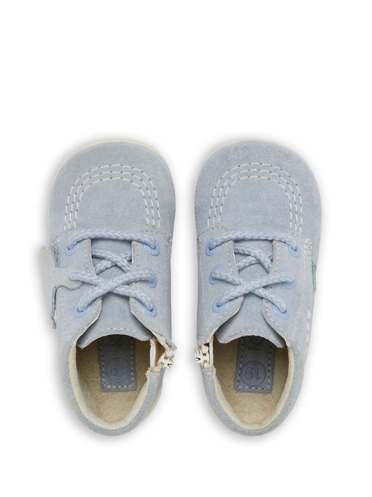 Kickers Blue Baby Kick Hi Shoes - Image 6 of 6