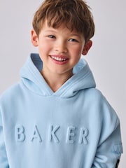 Baker by Ted Baker Oversized Embossed Hoodie - Image 4 of 11