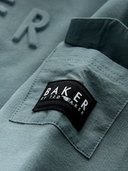 Baker by Ted Baker Oversized Embossed Hoodie - Image 10 of 11
