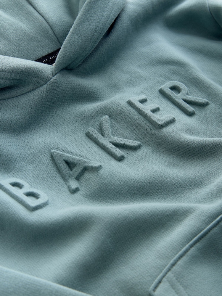 Baker by Ted Baker Oversized Embossed Hoodie - Image 11 of 11