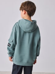 Baker by Ted Baker Oversized Embossed Hoodie - Image 2 of 11