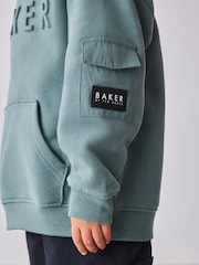 Baker by Ted Baker Oversized Embossed Hoodie - Image 6 of 11