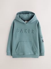 Baker by Ted Baker Oversized Embossed Hoodie - Image 8 of 11