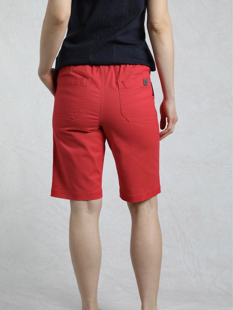 Weird Fish Red Kinnie Summer Shorts - Image 2 of 8