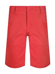 Weird Fish Red Rayburn Flat Front Shorts - Image 7 of 7