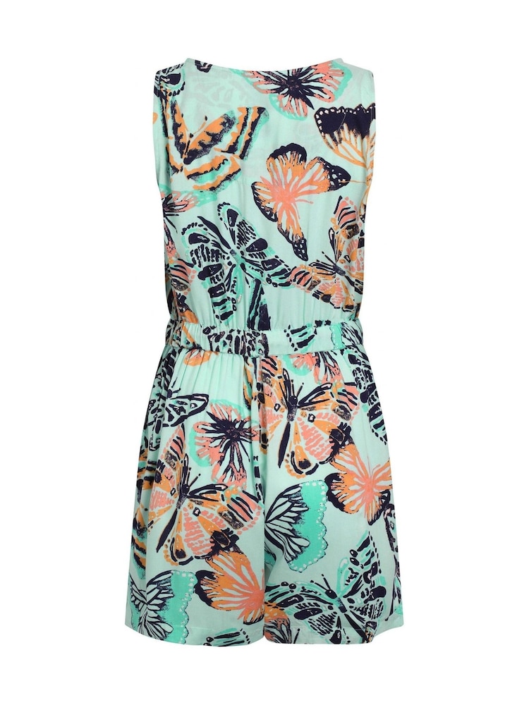 Weird Fish Mare Viscose Printed Playsuit - Imagen 7 de 7