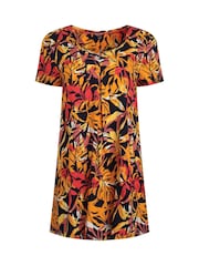 Weird Fish Brown Nuri Viscose Printed Tunic - Image 7 of 7