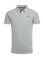 Сірий - Weird Fish Miles Pique 100% Cotton Polo Shirt - Image 6 of 7