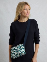 Weird Fish Green Corrie Printed Cross-Body Bag - Image 1 of 5