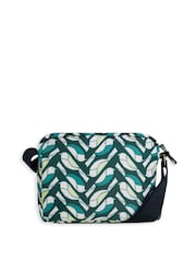 Weird Fish Green Corrie Printed Cross-Body Bag - Image 2 of 5