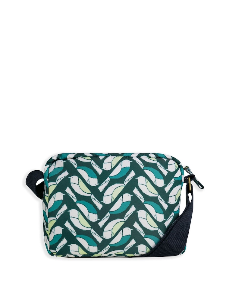 Weird Fish Green Corrie Printed Cross-Body Bag - Image 2 of 5