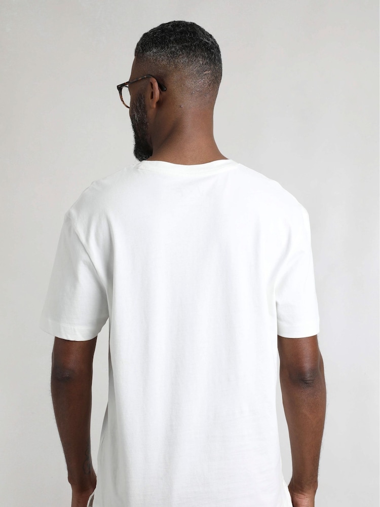 Weird Fish Cream Keaton Premium Relaxed Supersoft Pocket 100% Cotton T-Shirt - Image 2 of 8