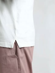 Weird Fish Cream Keaton Premium Relaxed Supersoft Pocket 100% Cotton T-Shirt - Image 5 of 8