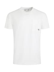 Weird Fish Cream Keaton Premium Relaxed Supersoft Pocket 100% Cotton T-Shirt - Image 7 of 8