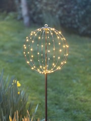 SolarCentre Warm White Shadforth Solar Sphere Stake Light - Image 1 of 2