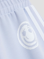 River Island Blue Girls 100% Cotton Smiley Track Pants Set - Image 4 of 4