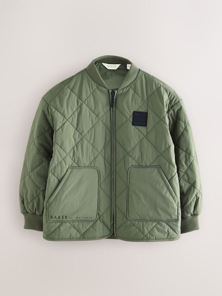 Baker by Ted Baker Sage Green Quilted Jacket - Bild 1 von 8