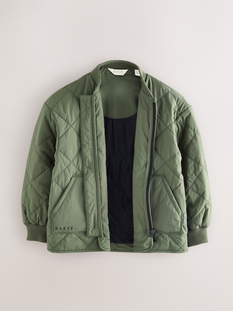 Baker by Ted Baker Sage Green Quilted Jacket - Bild 2 von 8