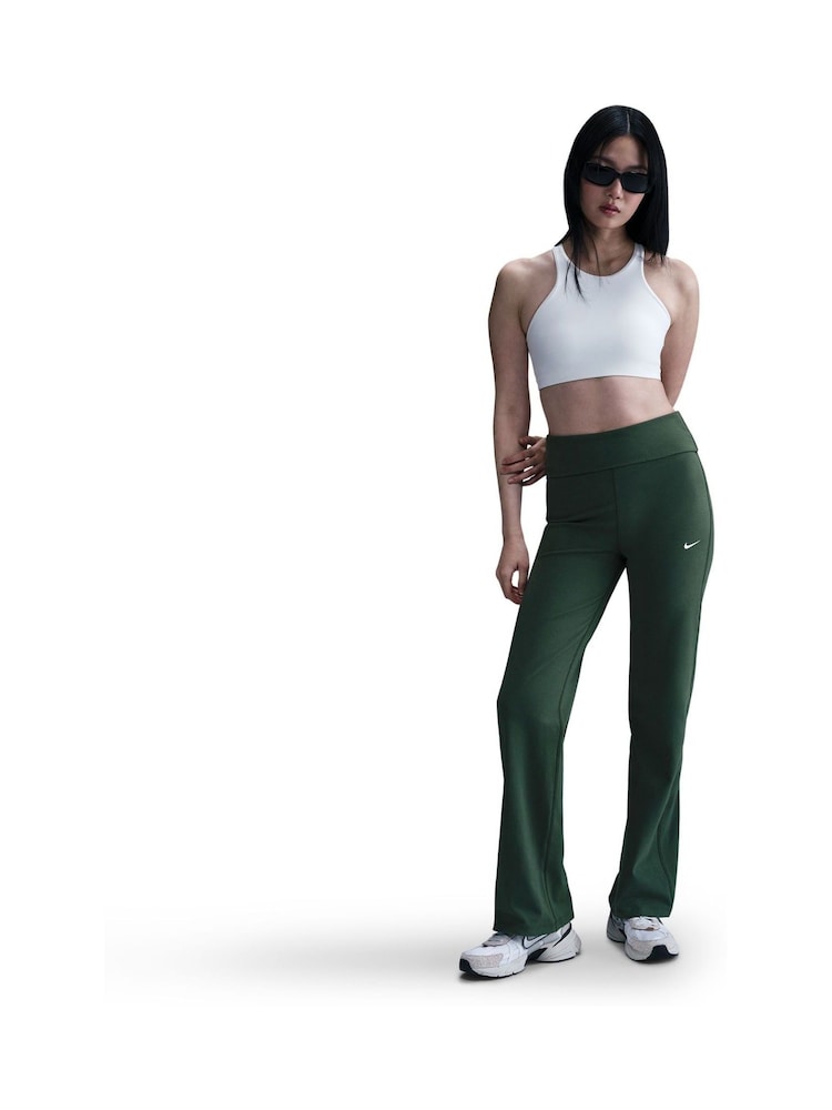 Nike Black High Waisted Flared Leggings - Image 1 of 10