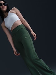 Nike Black High Waisted Flared Leggings - Image 10 of 10