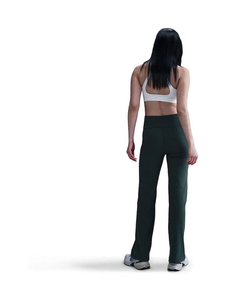 Nike Black High Waisted Flared Leggings - Image 2 of 10
