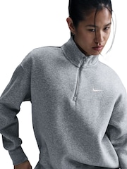 Nike Oversized Sportswear Phoenix Fleece 1/4Zip Sweatshirt - Bild 3 von 5