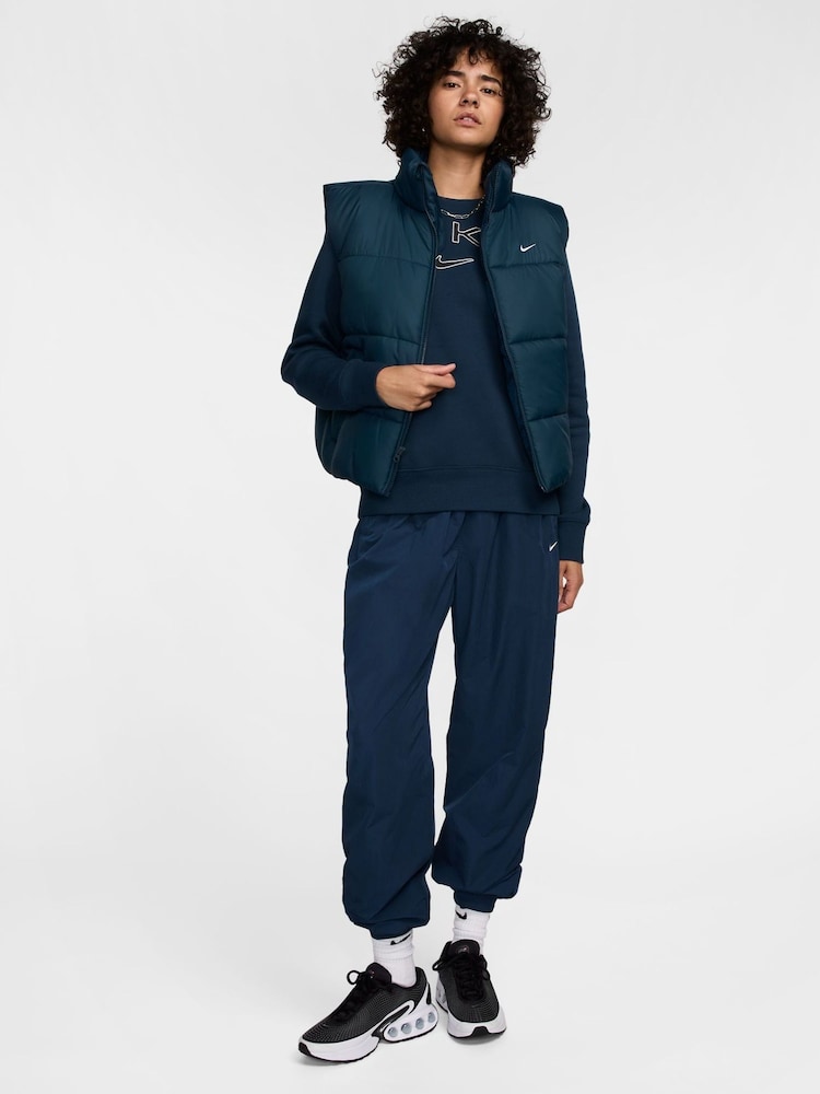 Nike Navy Classic Puffer Gilet - Image 2 of 7