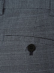 Skopes Grey Tailored Fit Self Check Anthony Suit Trousers - Image 4 of 4