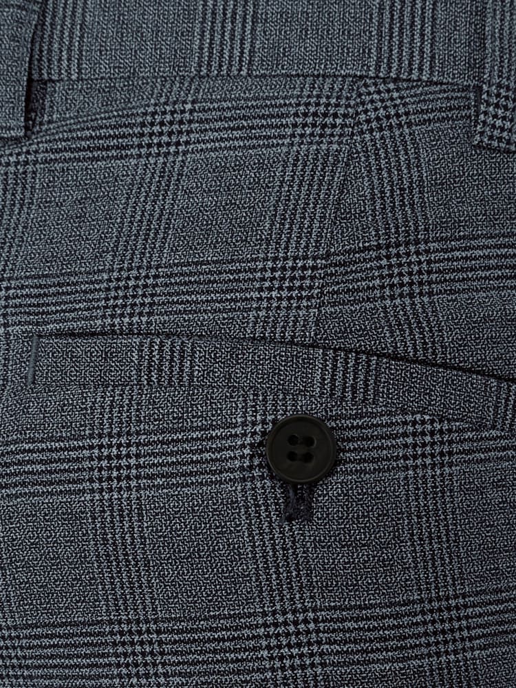 Skopes Grey Tailored Fit Self Check Anthony Suit Trousers - Image 4 of 4 Skopes Grey Tailored Fit Self Check Anthony Suit Trousers - Image 4 of 4