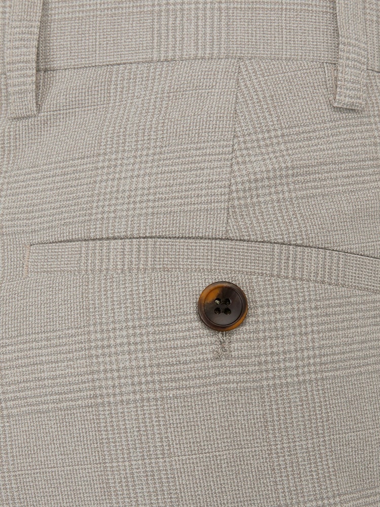 Skopes Natural Tailored Fit Check Charlie Suit Trousers - Image 4 of 4 Skopes Natural Tailored Fit Check Charlie Suit Trousers - Image 4 of 4