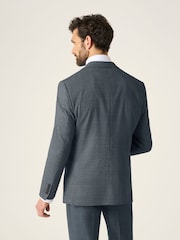 Skopes Grey Tailored Tailored Fit Self Check Anthony Suit Jacket - Image 3 of 6
