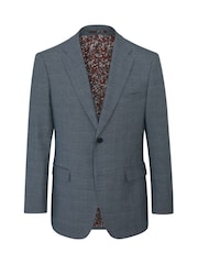 Skopes Grey Tailored Tailored Fit Self Check Anthony Suit Jacket - Image 5 of 6
