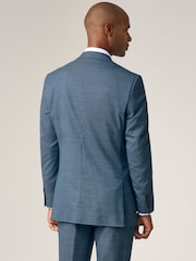 Skopes Blue Tailored Tailored Fit Self Check Anthony Suit Jacket - Image 2 of 5