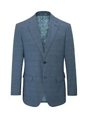 Skopes Blue Tailored Tailored Fit Self Check Anthony Suit Jacket - Image 4 of 5