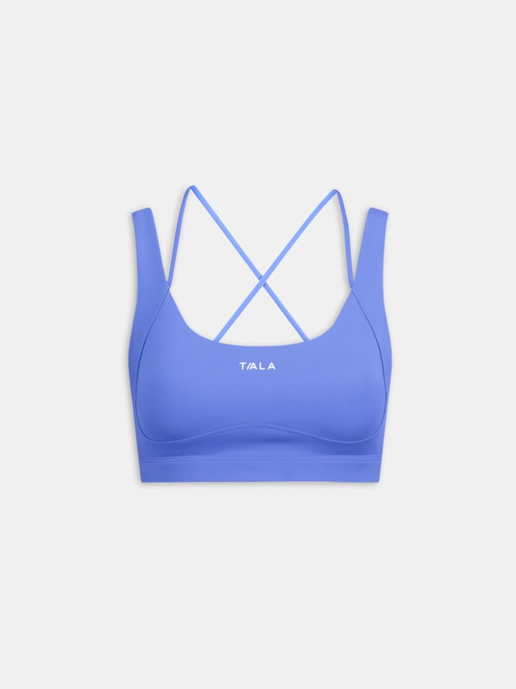 TALA Blue Skin Luxe Contour Scoop Back Sports Bra - Image 3 of 3