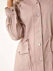 Roman Pink Buttoned Safari Jacket - Image 5 of 5
