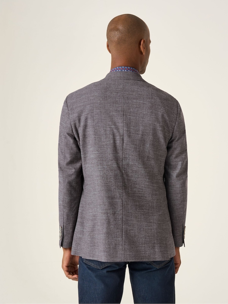Skopes Berry Tailored Fit Jamie Semi Plain Blazer Jacket - Image 4 of 10