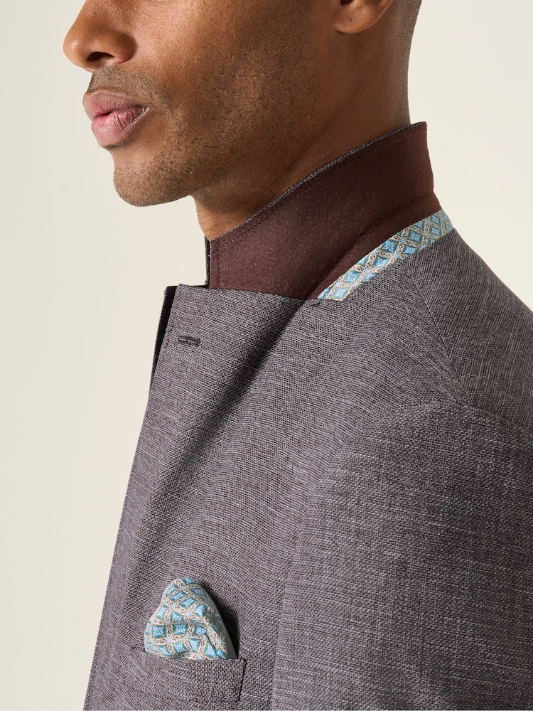 Skopes Berry Tailored Fit Jamie Semi Plain Blazer Jacket - Image 7 of 10