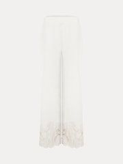 Phase Eight White Petite Svea 100% Cotton Trousers - Image 7 of 7