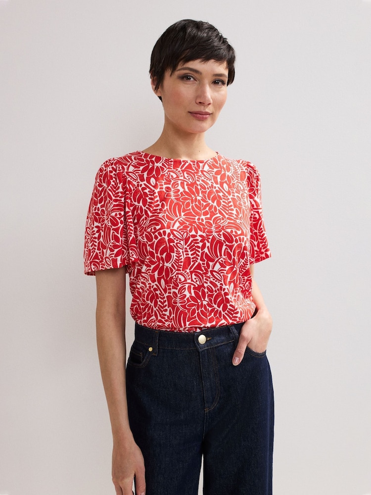 Phase Eight Nayana Print Top - Imagen 1 de 7