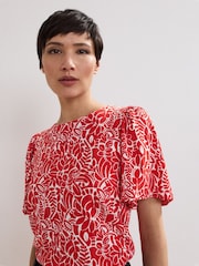 Phase Eight Nayana Print Top - Imagen 4 de 7