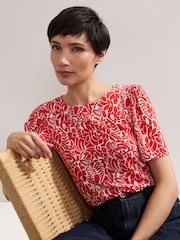 Phase Eight Nayana Print Top - Imagen 6 de 7