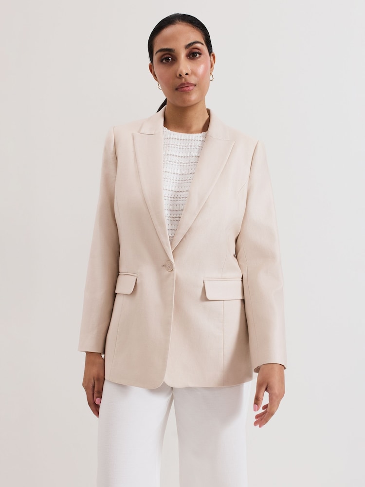 Phase Eight Natural Petite Amble Blazer - Image 1 of 7