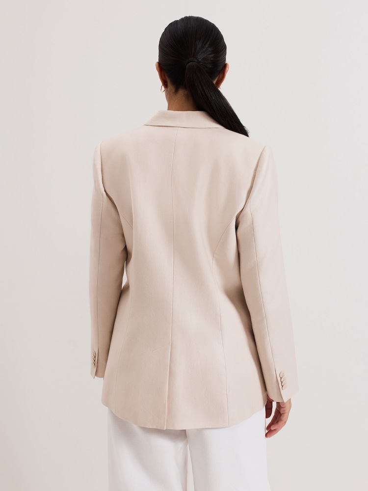 Phase Eight Natural Petite Amble Blazer - Image 2 of 7