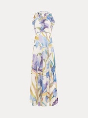 Phase Eight Purple Rachel Printed Dress - Image 8 of 8