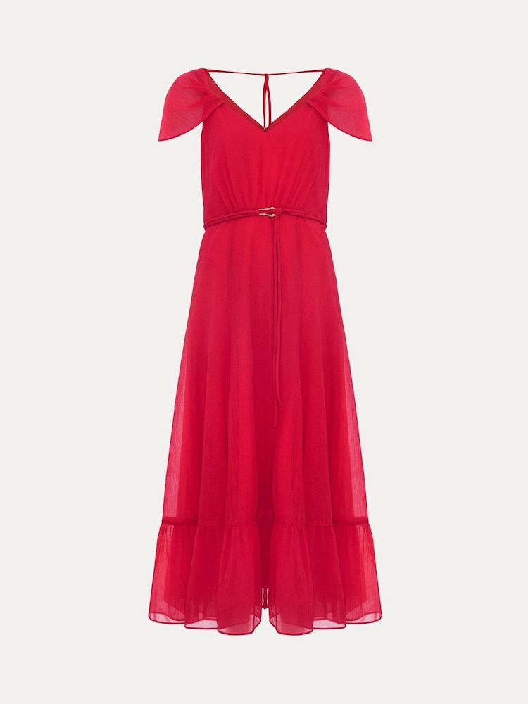 Phase Eight Pink Jen Midi Dress - Image 7 of 7