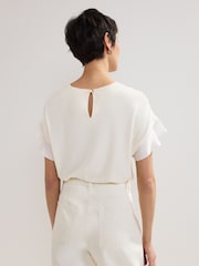 Phase Eight White Leilah Iris Top - Image 2 of 8