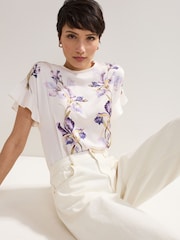 Phase Eight White Leilah Iris Top - Image 4 of 8
